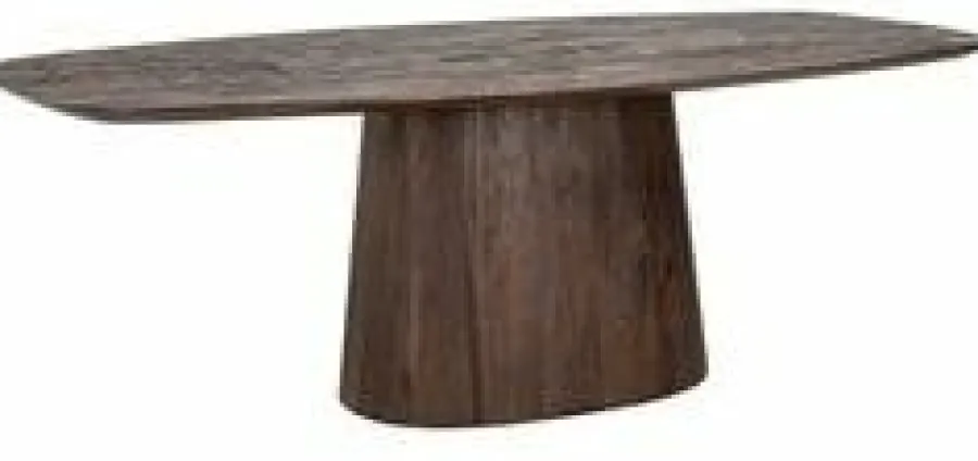 Richmond Interiors Eettafel Alix Deens ovaal 230 donkerbruin Clearance