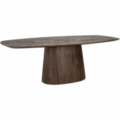 Richmond Interiors Eettafel Alix Deens ovaal 230 donkerbruin Clearance