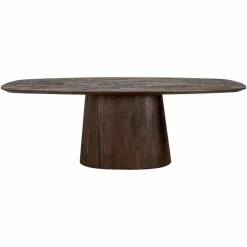 Richmond Interiors Eettafel Alix Deens ovaal 230 donkerbruin Clearance