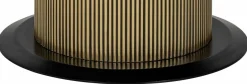 Richmond Interiors Eettafel Ironville Ø140 (Black/gold) New