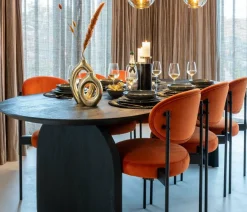 Richmond Interiors Eettafel Hudson 235 cm zwart Sale