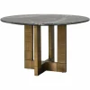 Richmond Interiors Eettafel Collada 130Ø zwart goud Best