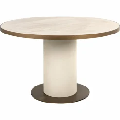 Richmond Interiors Eettafel Tivoli white 130Ø New