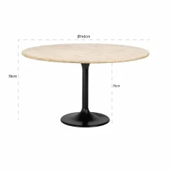 Richmond Interiors Eettafel Hampton 140Ø New