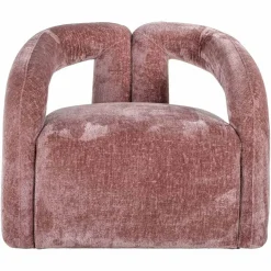 Richmond Interiors Fauteuil Dana rose chenille (Bergen 705 rose chenille) Outlet