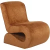 Richmond Interiors Fauteuil Frankie cognac fusion (Fusion cognac 28) Clearance
