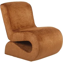 Richmond Interiors Fauteuil Frankie cognac fusion (Fusion cognac 28) Clearance