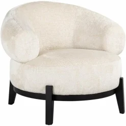 Richmond Interiors Fauteuil Montana Wit chenille New
