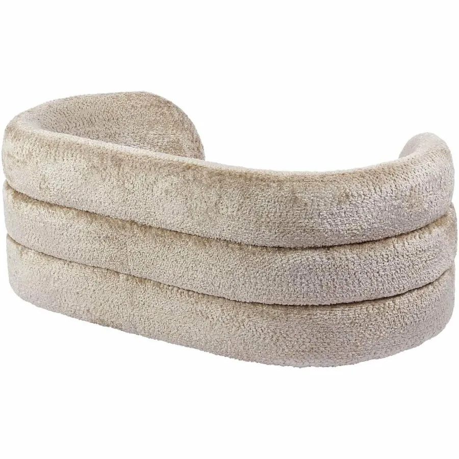 Richmond Interiors Huisdierenbed Bingo Bergen 104 taupe chenille