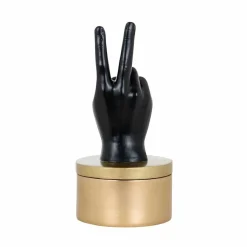 Richmond Interiors Juwelen box Justa zwart goud Discount