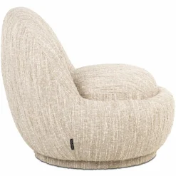 Richmond Interiors Lounge stoel Arlanda beige angora Discount