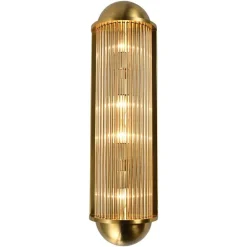 Richmond Interiors Muurlamp Leeza geborsteld Goud Online
