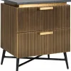 Richmond Interiors Nachtkastje Ironville 2-laden (Gold) Sale
