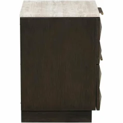Richmond Interiors Nachtkastje Claremont 2-laden Bruin New