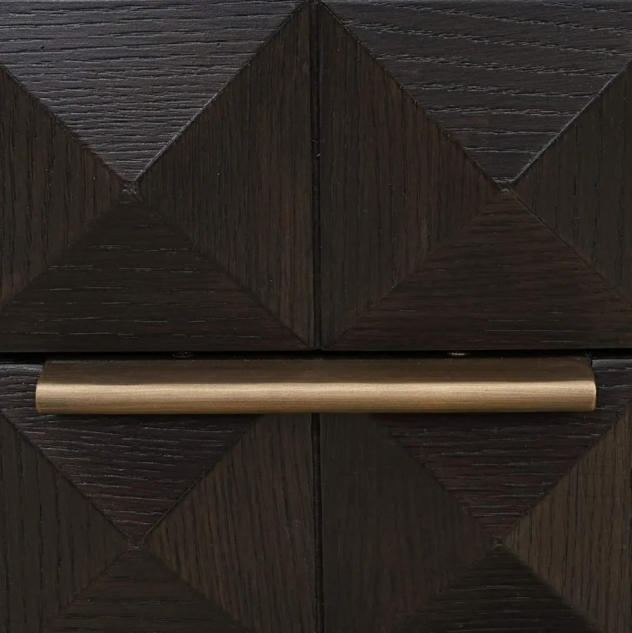 Richmond Interiors Nachtkastje Claremont 2-laden Bruin New