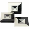 Richmond Interiors Onderzetter Louel zwart / wit Sale
