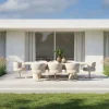 Richmond Interiors Outdoor eetkamerstoel Mason beige alpine swivel