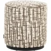 Richmond Interiors Poef Lexie 45Ø cream dalia 11 New