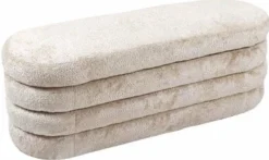 Richmond Interiors Poef Camile Be Lovely 11 Cream Clearance