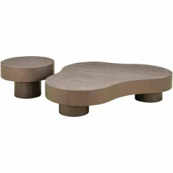 Richmond Interiors Salontafel Bogor set van 2 bronze Bronze Hot