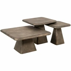 Richmond Interiors Salontafel Marlie gold (Set van 3)