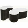 Richmond Interiors Salontafel Mayfield set van 2 Bruin Best