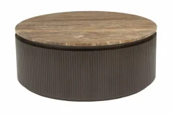 Richmond Interiors Salontafel Russo brown 90Ø Best