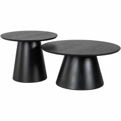 Richmond Interiors Salontafel Jazz set van 2 zwart