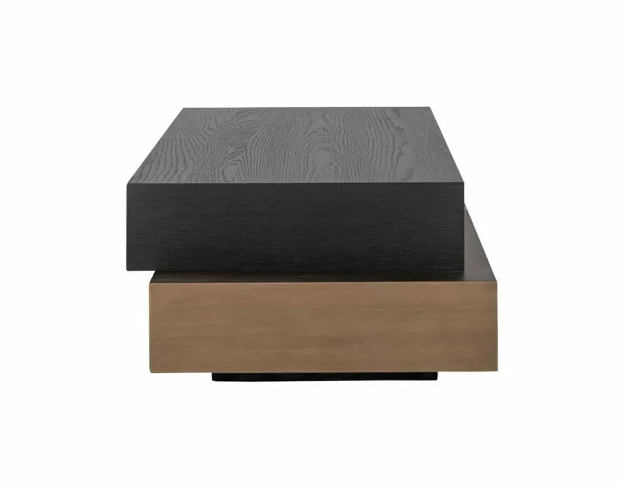 Richmond Interiors Salontafel Cambon blok (Dark coffee) Hot