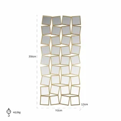 Richmond Interiors Spiegel Badia goud Goud Sale