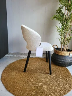 Richmond Interiors Stoel Savoy white bouclé - Showroommodel Best