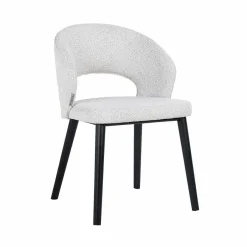 Richmond Interiors Stoel Savoy white bouclé - Showroommodel Best