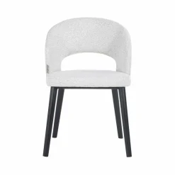 Richmond Interiors Stoel Savoy white bouclé - Showroommodel Best