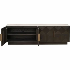 Richmond Interiors Tv-dressoir Claremont 4-deurs Bruin New