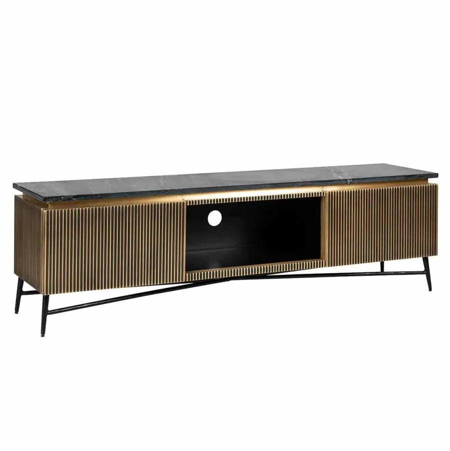 Richmond Interiors TV-Dressoir Ironville 2-deuren (Gold) Sale