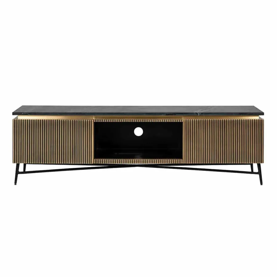 Richmond Interiors TV-Dressoir Ironville 2-deuren (Gold) Sale