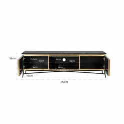 Richmond Interiors TV-Dressoir Ironville 2-deuren (Gold) Sale