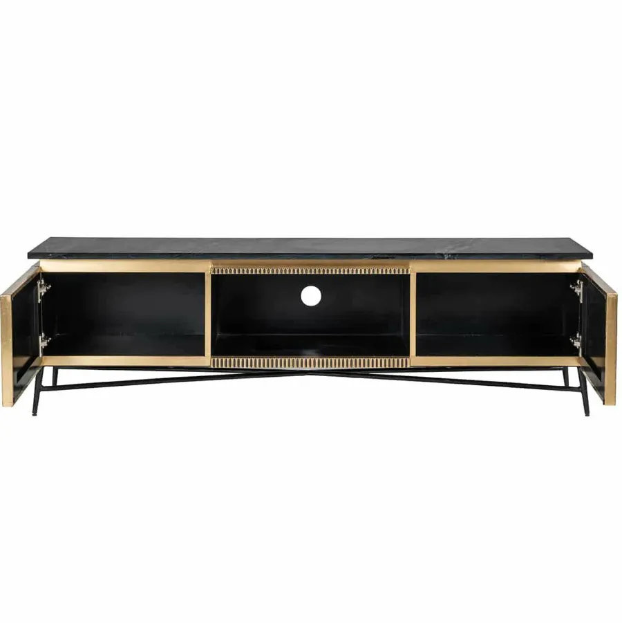 Richmond Interiors TV-Dressoir Ironville 2-deuren (Gold) Sale