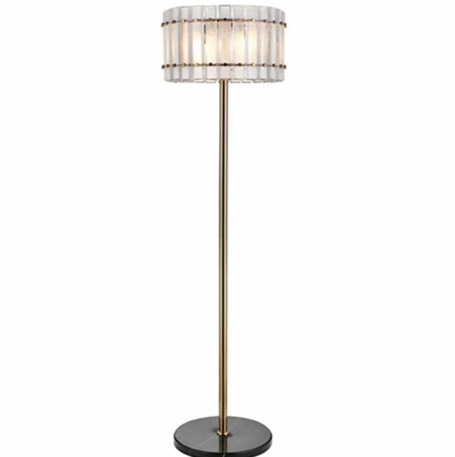 Richmond Interiors Vloerlamp Feline antiek bras Outlet