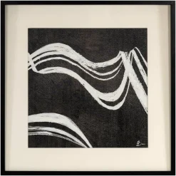 Richmond Interiors Wall art Jozy Zwart / Wit