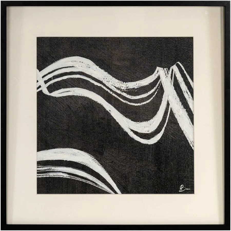 Richmond Interiors Wall art Jozy Zwart / Wit