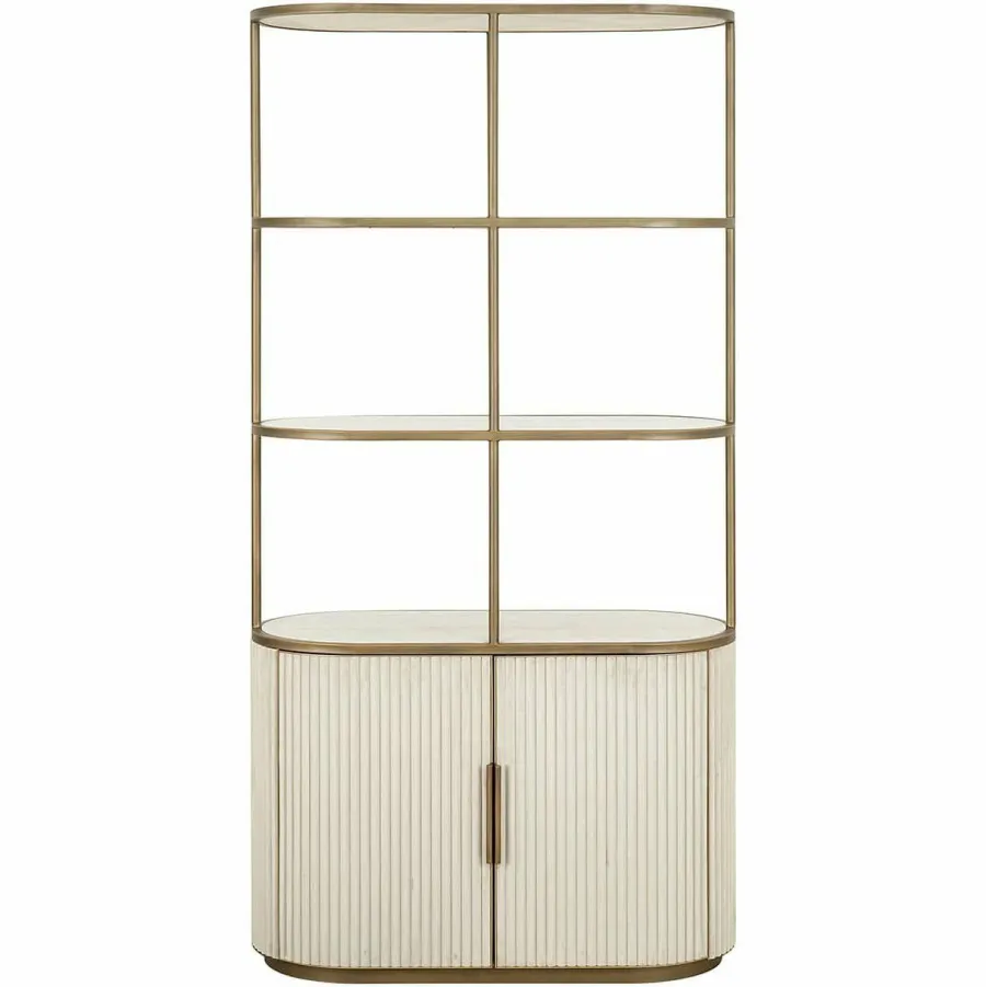 Richmond Interiors Wandkast Tivoli 2-deurs 3 open planken Wit Sale