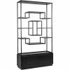 Richmond Interiors Wandkast Bonvoy Zwart 2-laden Zwart Online