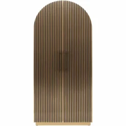 Richmond Interiors Wandkast Les Arcs 2-deurs Brushed Goud New