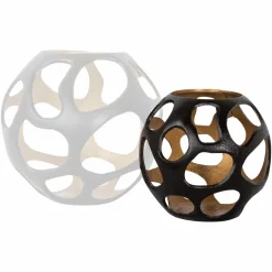 Richmond Interiors Windlicht Alysia bruin klein Sale