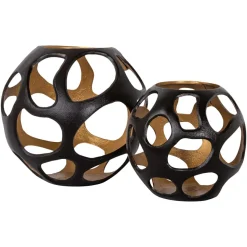 Richmond Interiors Windlicht Alysia bruin klein Sale
