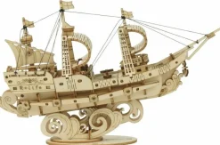 Robotime Houten Bouwpakket Sailing Ship New