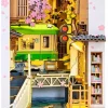 Robotime Houten Bouwpakket Book Nook Sakura Densya New