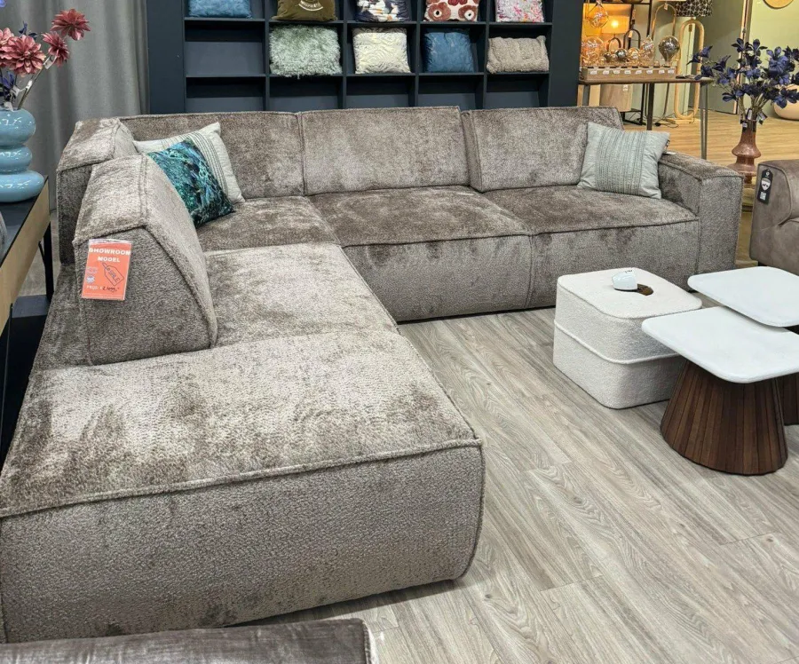 Sevn Showroommodel hoekbank Tori - Euphoria Antelope Outlet