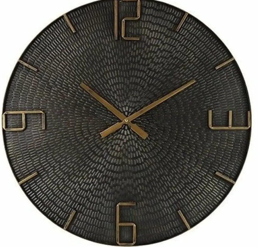 Thomas Kent Wandklok Winton L zwart - Ø80CM